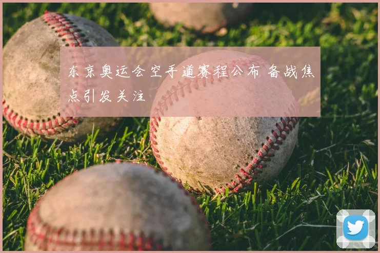 东京奥运会空手道赛程公布 备战焦点引发关注