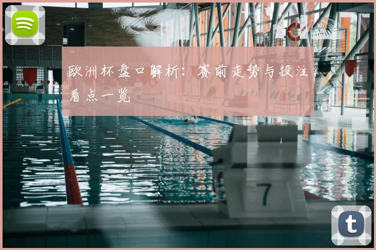 欧洲杯盘口解析:赛前走势与投注看点一览